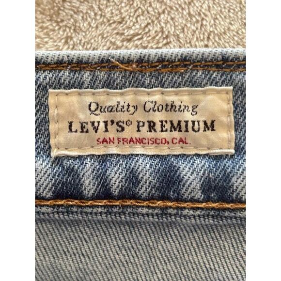 Levi’s 512 Slim Taper Jeans Men’s W33 L30 Light Wash Premium Denim - Picture 6 of 9